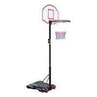 basketbalring met standaard - Basketbalpaal op voet - Mobiel verrijdbaar - Ringhoogte: 178 - 213cm