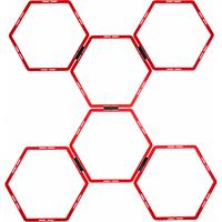 Trainingsladder Hexagon 56,5 Cm Polypropyleen Rood