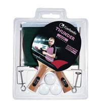 Garlando Thunder Plus et Met 2 Bats - 3 Pingpong Ballen - Net En Palen