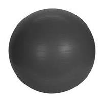 Grote Zwarte Yogabal Met Pomp Sportbal Fitnessartikelen 75 Cm - Fitnessballen