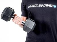 Muscle Power Hexa Dumbbells 5-50kg 45KG - dumbell - Rubbere dumbbells
