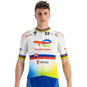Sportful TOTALENERGIES Fietsshirt met korte mouwen Ex World Champion 2023, voor heren, Ma