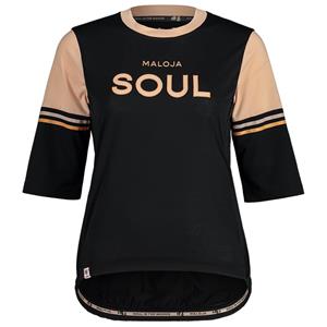 Maloja Damesfietsshirt KastanieM. bikeshirt, Fietsshirt, Wielerkleding