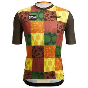 Santini Shirt met korte mouwen Paris-Tours Vigne 2022 fietsshirt met korte mouwe