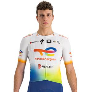 Sportful TEAM TOTALENERGIES Fietsshirt met korte mouwen Pro Race Bomber 2023 fietsshirt m