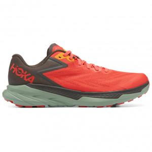 HOKA Zinal - Trailrunningschoenen, rood/grijs