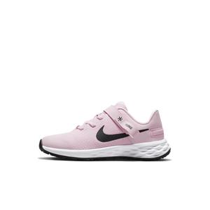 Nike Revolution 6 FlyEase Eenvoudig aan en uit te trekken kleuterschoenen - Roze