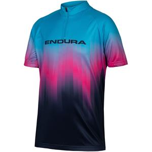 Endura Kids Xtract Short Sleeve Cycling Jersey - ElectricBlue}