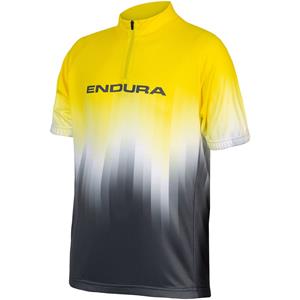 Endura Kids Xtract Short Sleeve Cycling Jersey - HiVizYellow}