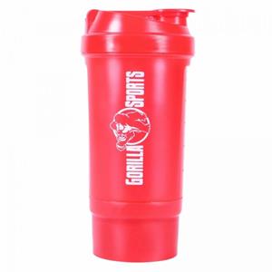 Gorilla Sports Shakebeker smart 500 ml Rood