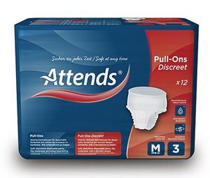 Attends Pull Ons Discreet 3 Medium - 12 stuks