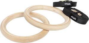 Houten Gym Ringen - Inclusief straps