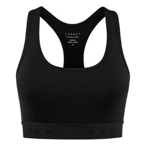Föhn Merino Top (bauchfrei) - Schwarz}