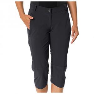 Vaude Women's Yaras 3/4 Pants - Fietsbroek, zwart