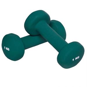 Gorilla Sports Dumbellset - Halterset - Aerobics - Vinyl - 2 Kg (2 X 1 Kg)