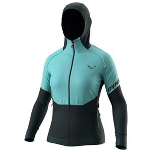 Dynafit Women's Alpine Hybrid Jacket - Hardloopjack, zwart/turkoois