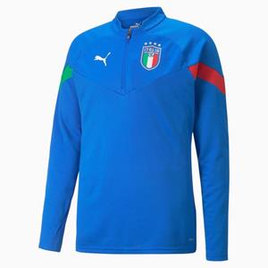PUMA FIGC Player Training 1/4 Zip Top Ultra Blue- White