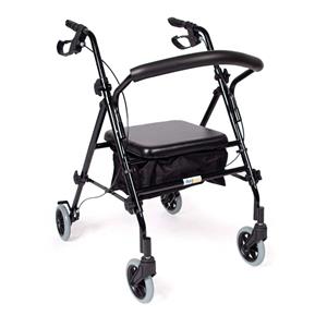 Dunimed Lichtgewicht Rollator (Opvouwbaar) Zwart