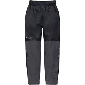 Vaude Escape Pants VI - Regenhose Fahrrad - Kind Black Uni Größe des Kindes 104 cm