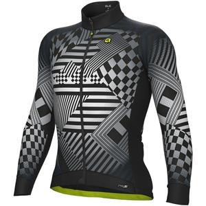 Alé Shirt met lange mouwen Checker fietsshirt met lange mouwen, voor heren, Maat