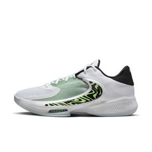 Nike-nba Heren basketbalschoen Zoom Freak 4 "greek Coastline" Wit/wit/zwart/amper Volt