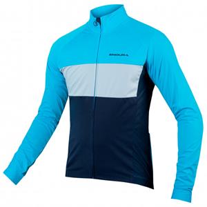 Endura FS260-Pro Jetstream L-S Jersey II - Hi Viz Blue}