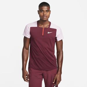 Nike Court Dri-FIT ADV Slam Tennispolo voor heren - Rood
