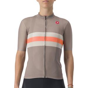 Castelli Women's Velocissima Squadra Jersey SS22 - Coca-Coral-Grey}