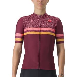 Castelli Women's Moda Squadra Jersey SS22 - Moda Bordeaux-Pink}