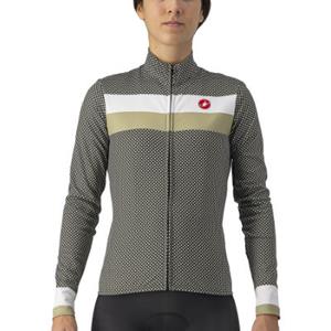 Castelli Women's Volare Long Sleeve Jersey AW22 - Military Green-White-Green Tea}