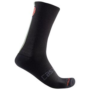 Castelli Winterfietssokken Racing Stripe 18 winterfietssokken, voor heren, Maat