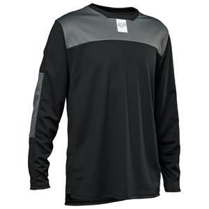 Fox Youth Defend LS Trikot Black YXL
