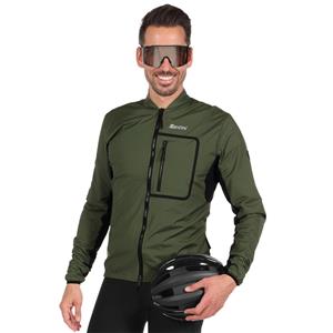 Santini Winterjack Alpha Trail Thermojack, voor heren, Fiets jack, Wiele