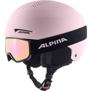 Alpina Kinderen Zupo+Scarabeo Jr. Skibril + Skihelm Set