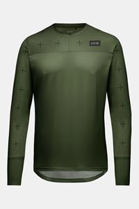 Gore Wear Trailkpr Daily Long Sleeve LS Fietsshirt Donkergroen
