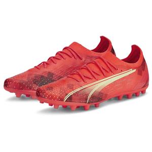 PUMA Ultra Ultimate MG Multiground Fußballschuhe Herren fiery coral/fizzy light/puma black