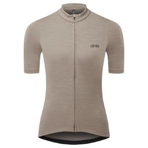 dhb Merino Women's Short Sleeve Jersey 2.0 AW22 - WALNUT}