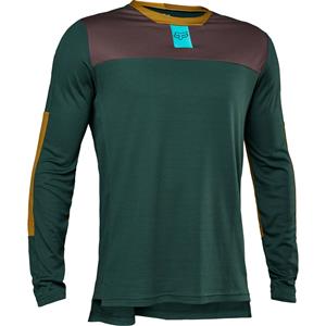 FOX Langarm- Defend Foxhead Bikeshirt, für Herren, 