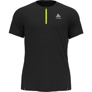 Odlo CREW NECK 1/2 ZIP AXALP Laufshirt black 