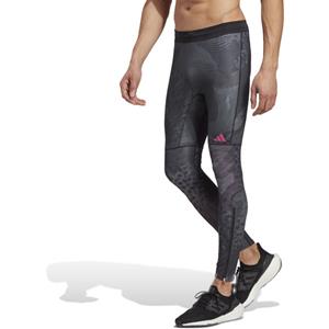 adidas Adizero Saturday lange Leggings Schwarz