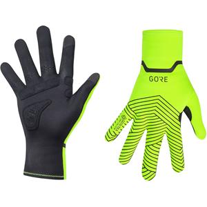 Gore Wear C3 Gore-Tex I Stretch Mid Gloves Middengeel/Zwart