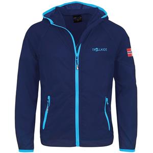 Trollkids - Kids Fjell Running Jacket - Windjack, blauw