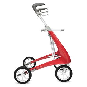 ByACRE Rollator Carbon Ultralight | Rood - 47 cm zitbreedte
