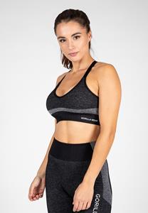 Gorilla Wear Selah Seamless Sportbeha - Zwart - M/L