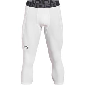 UNDER ARMOUR HeatGear Armour 3/4 Leggings Herren 100 - white/black