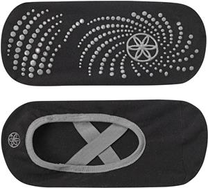 Gaiam Grippy Yoga Barre Socks - Anti-slip Yogasokken - Black / Grey