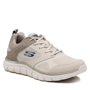 Skechers Track Syntac heren sportschoenen beige