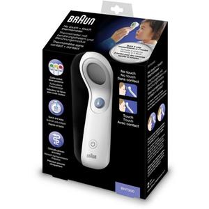 Braun Koortsthermometer voor het voorhoofd BNT300 contactloze modus en contactmodus (voorhoofd), voor het hele gezin