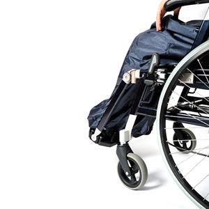 Beenbekleding voor rolstoel of scootmobiel