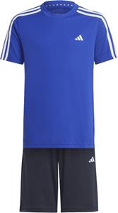 Adidas Set T-Shirt + Shorts U TR-ES 3S TSET  (recycelt) blau/weiß 